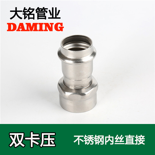 DN50*1/2 探花在线播放內絲轉換直通四分接頭（304 316L）